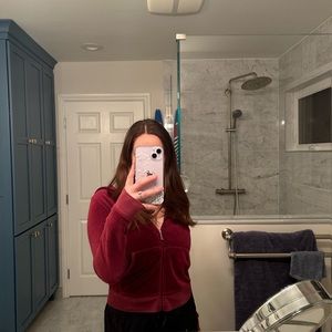 Maroon Juicy Couture Jacket